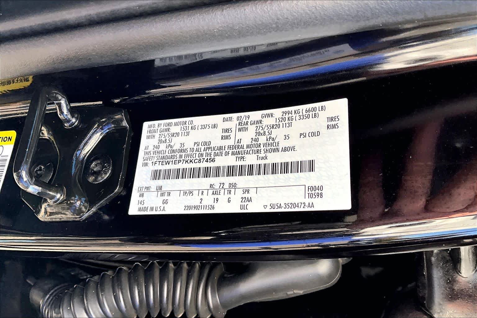 Used 2019 Ford F150 XL w/ Equipment Group 101A Mid AWD/4WD image 36