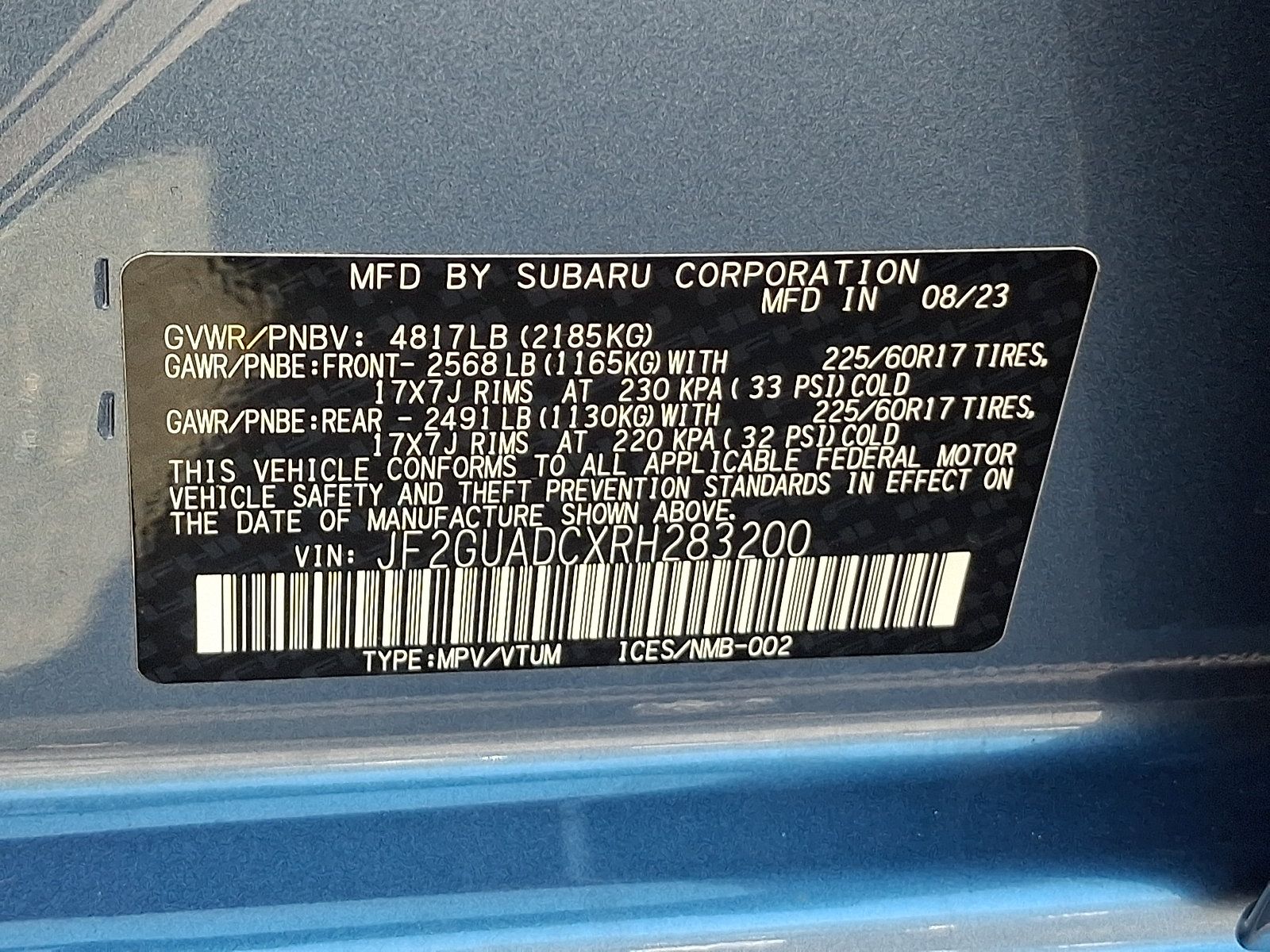 Certified 2024 Subaru Crosstrek 2.0i Premium AWD/4WD image 28