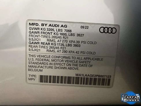 Used 2023 Audi e-tron Premium Plus AWD/4WD image 99
