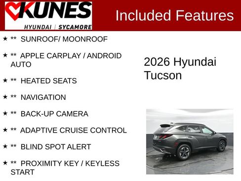 Used 2026 Hyundai Tucson SEL AWD/4WD image 2