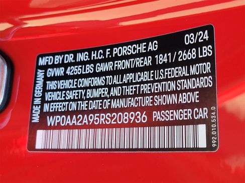 Certified 2024 Porsche 911 Carrera T image 35