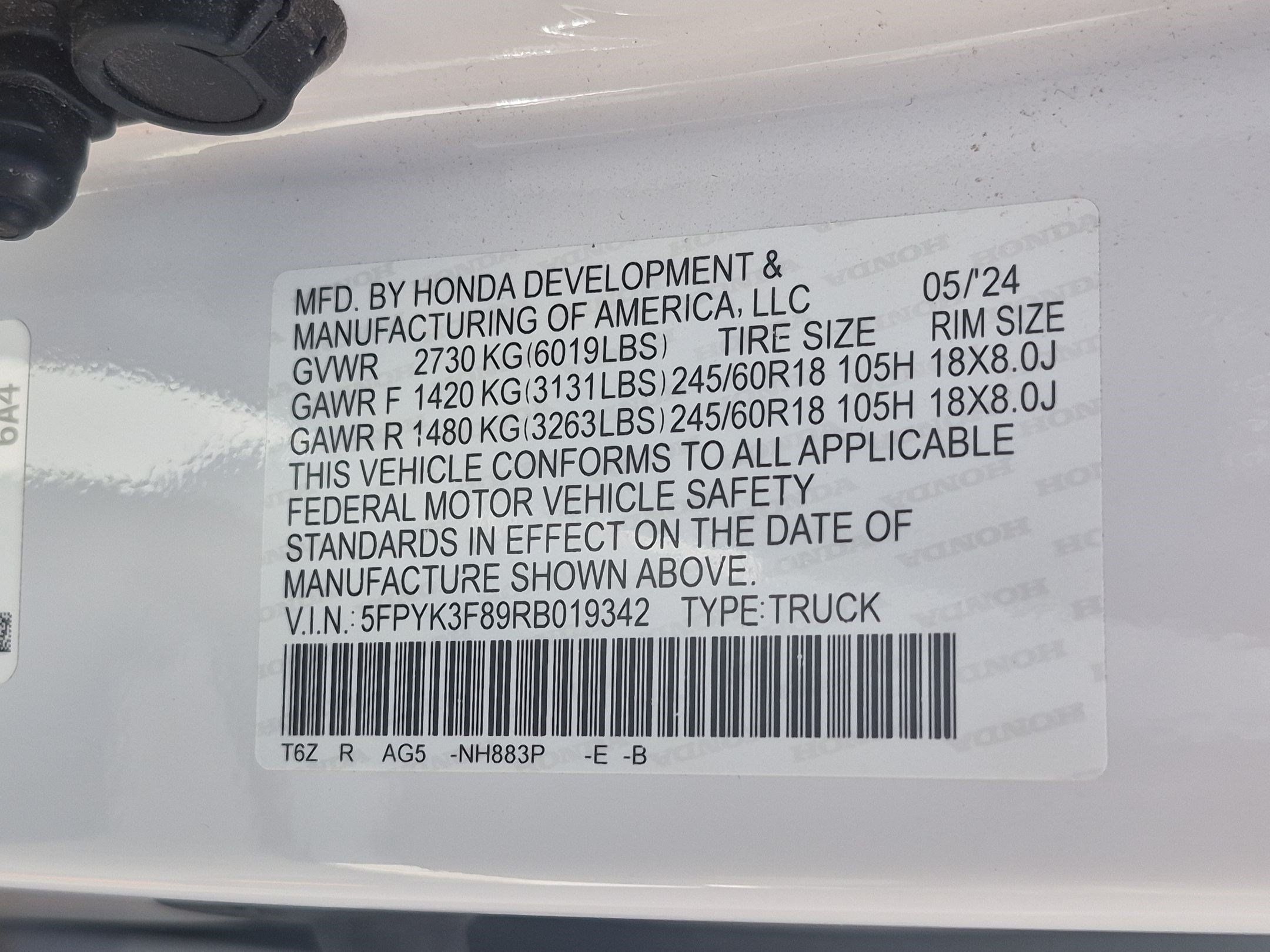 Certified 2024 Honda Ridgeline Black Edition image 35