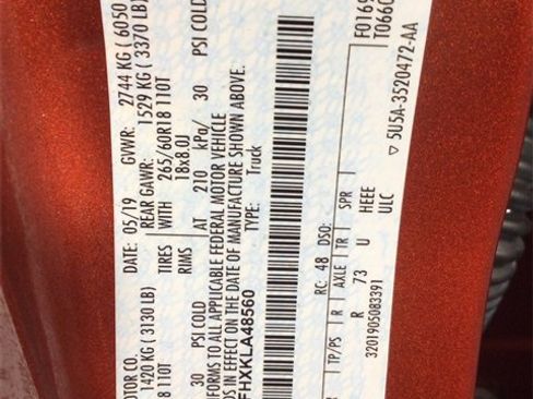 Used 2019 Ford Ranger Lariat w/ Equipment Group 501A Mid image 40