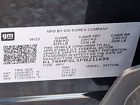 Certified 2023 Chevrolet TrailBlazer LT w/ Convenience Package image 15