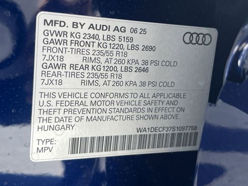 New 2025 Audi Q3 2.0T Premium image 20