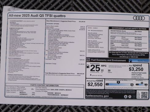 Certified 2025 Audi Q5 Premium Plus w/ Premium Plus image 10
