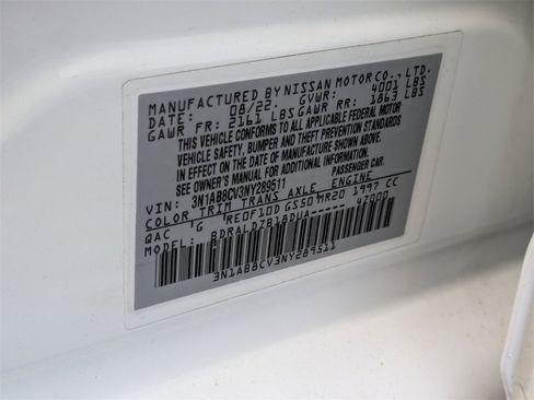 Certified 2022 Nissan Sentra SV w/ Trunk Package image 28