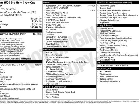 New 2025 RAM 1500 Big Horn AWD/4WD image 27