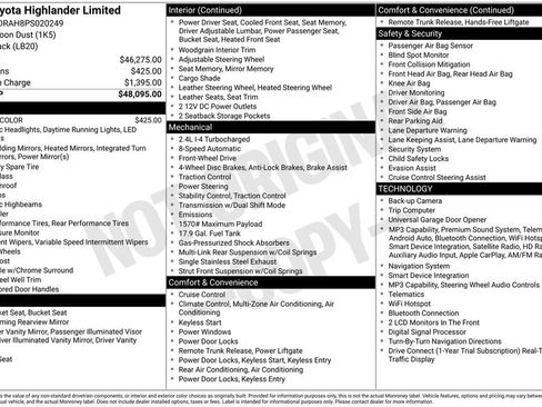 Used 2023 Toyota Highlander Limited FWD image 8