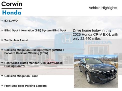 Used 2025 Honda CR-V EX-L image 6