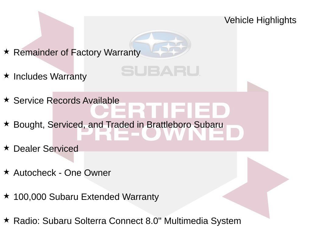 Certified 2023 Subaru Solterra AWD image 11