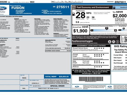 Used 2014 Ford Fusion SE w/ Equipment Group 202A image 32