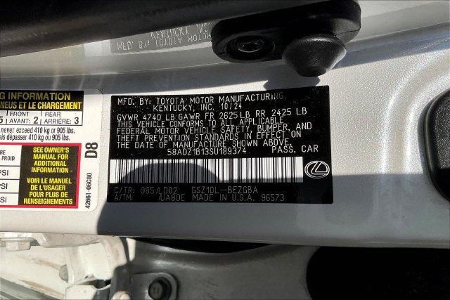 Certified 2025 Lexus ES 350 w/ Premium Package FWD image 4