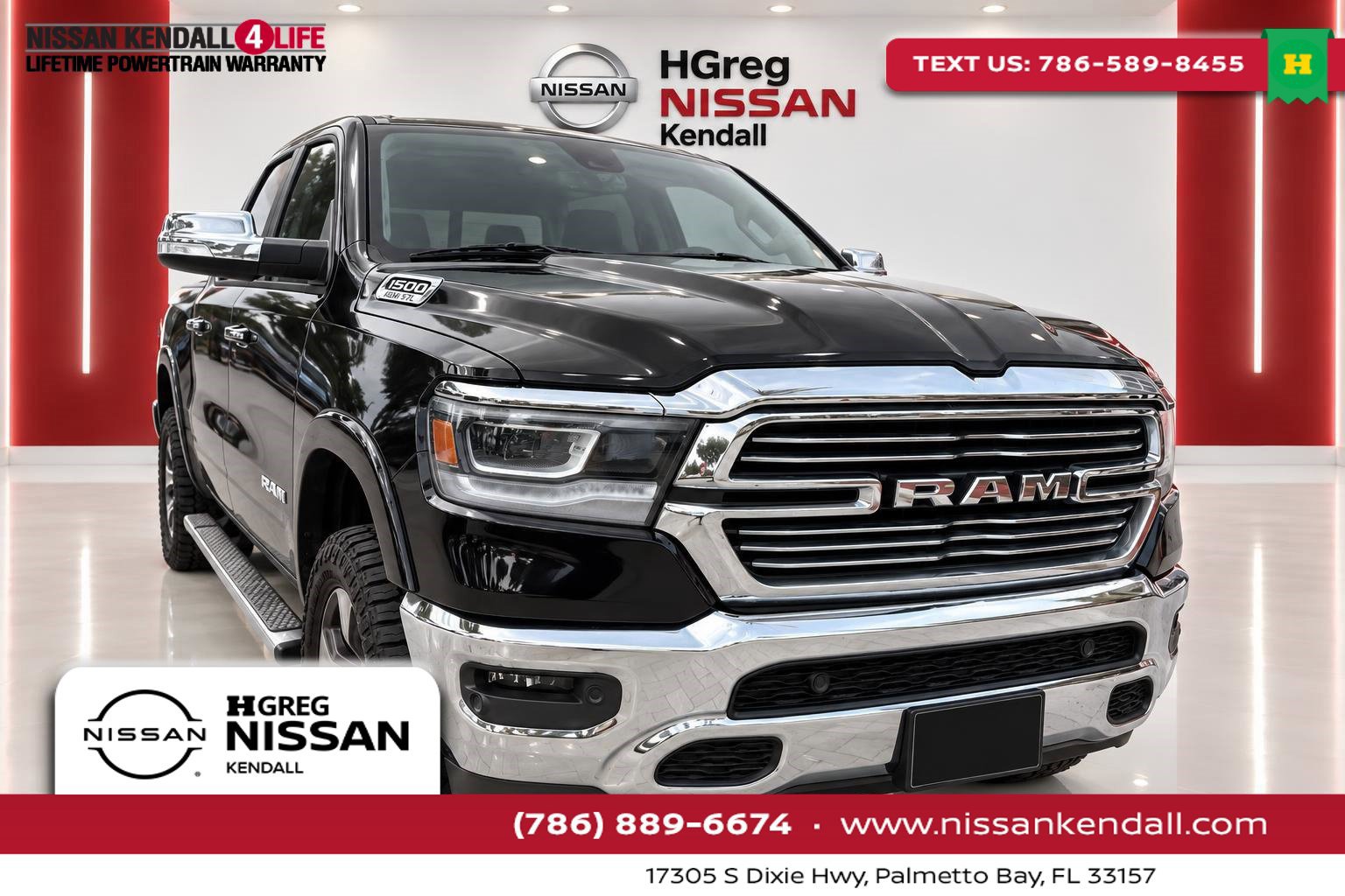 Used 2019 RAM 1500 Laramie AWD/4WD image 1