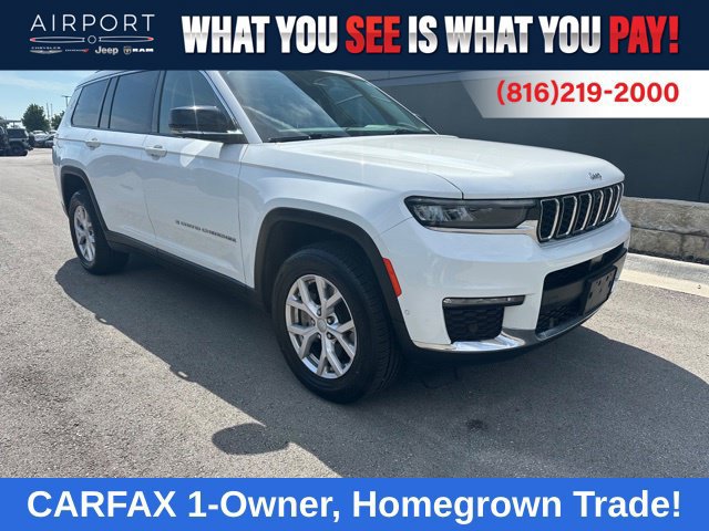 Used 2022 Jeep Grand Cherokee L Limited w/ Luxury Tech Group II AWD/4WD image 1