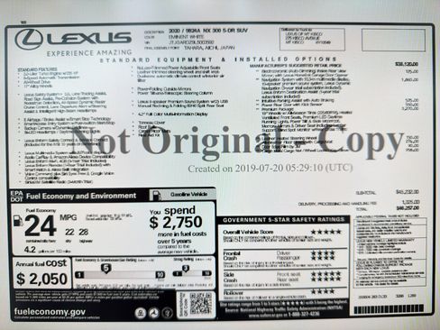 Used 2020 Lexus NX 300 AWD w/ Premium Package image 24