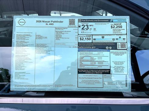 New 2026 Nissan Pathfinder SL AWD/4WD image 19