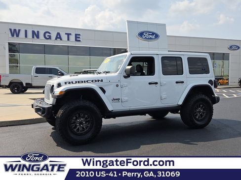 Used 2021 Jeep Wrangler Unlimited Rubicon w/ Trailer Tow Package AWD/4WD image 1