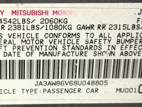 Used 2008 Mitsubishi Lancer Evolution GSR AWD/4WD image 27