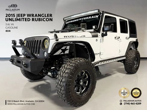 Used 2015 Jeep Wrangler Unlimited Rubicon w/ Connectivity Group AWD/4WD image 1