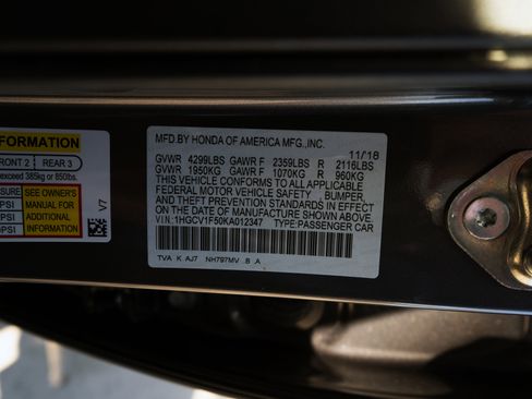 Certified 2019 Honda Accord EX-L image 45