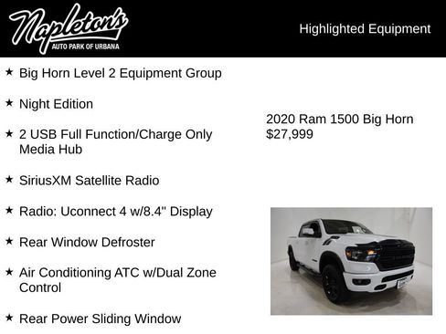 Used 2020 RAM 1500 Big Horn image 15