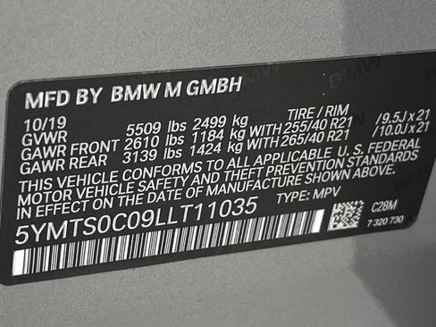 Used 2020 BMW X3 M w/ Executive Package AWD/4WD image 24