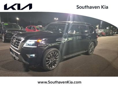 Used 2021 Nissan Armada Platinum w/ Captain's Chairs Package