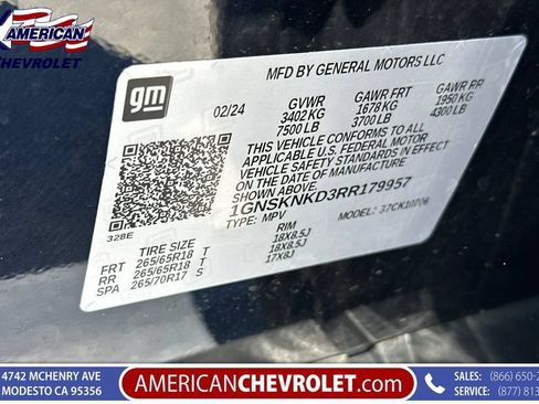 Used 2024 Chevrolet Tahoe LT AWD/4WD image 42