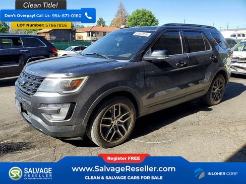 Used 2017 Ford Explorer Sport w/ Equipment Group 401A AWD/4WD image 1