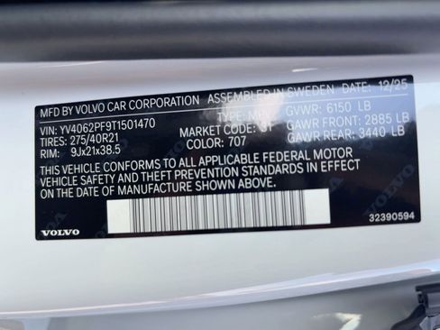 New 2026 Volvo XC90 B6 Ultra w/ Protection Package image 17