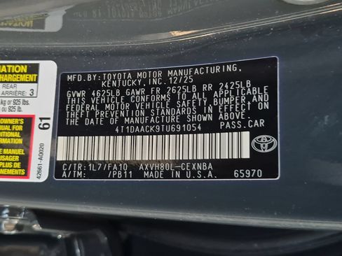 Used 2026 Toyota Camry LE FWD image 23