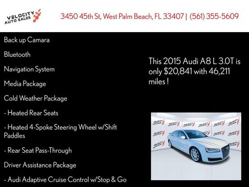 Used 2015 Audi A8 L 3.0T image 34
