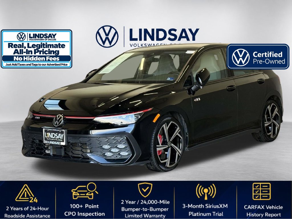 Certified 2025 Volkswagen GTI SE FWD image 3