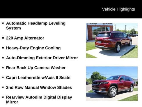 Used 2023 Jeep Grand Cherokee L Limited w/ Luxury Tech Group II AWD/4WD image 8