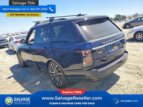 Used 2018 Land Rover Range Rover HSE AWD/4WD image 3