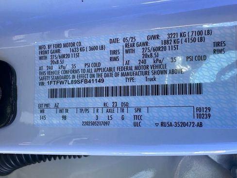 New 2025 Ford F150 Platinum w/ FX4 Off-Road Package image 24