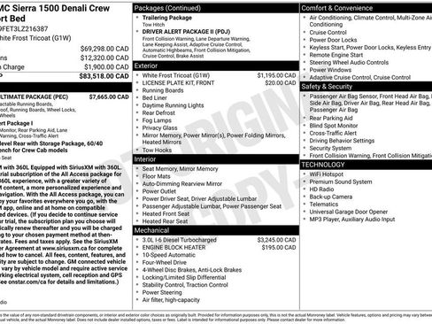 Used 2020 GMC Sierra 1500 Denali w/ Denali Ultimate Package AWD/4WD image 14