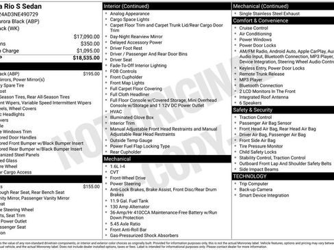 Used 2022 Kia Rio S image 39