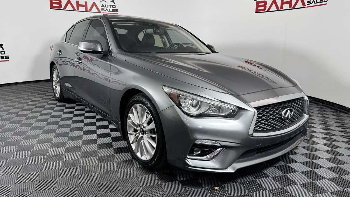 Used 2021 INFINITI Q50 Luxe w/ Seat & Sound Package RWD image 11