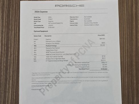 New 2026 Porsche Cayenne image 30