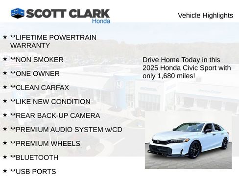 Used 2025 Honda Civic Sport image 11