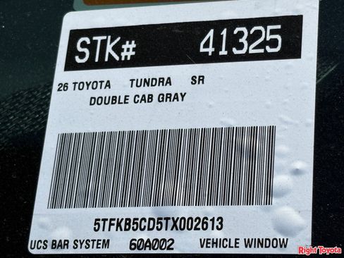 New 2026 Toyota Tundra SR RWD image 25
