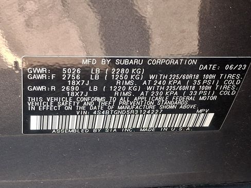 Certified 2024 Subaru Outback Limited XT AWD/4WD image 29
