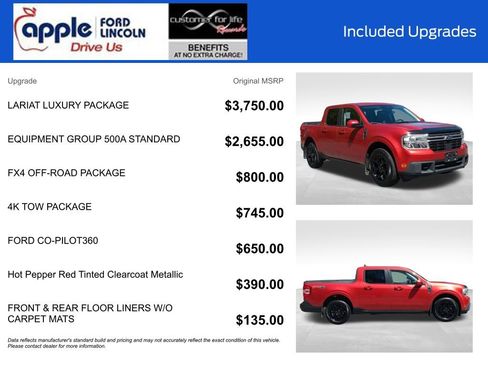 Certified 2022 Ford Maverick Lariat w/ Lariat Luxury Package image 4