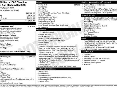 Used 2021 GMC Sierra 1500 Elevation w/ Preferred Package RWD image 16