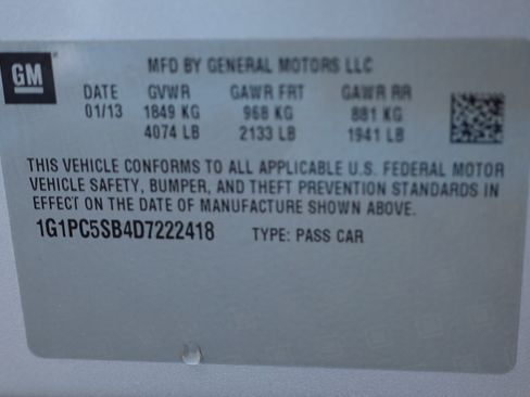 Used 2013 Chevrolet Cruze LT image 15