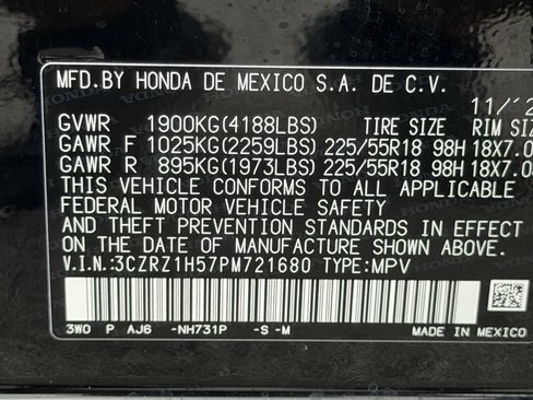 Used 2023 Honda HR-V Sport image 33