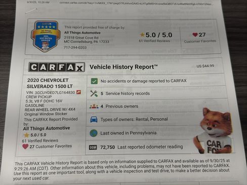 Used 2020 Chevrolet Silverado 1500 LT image 34