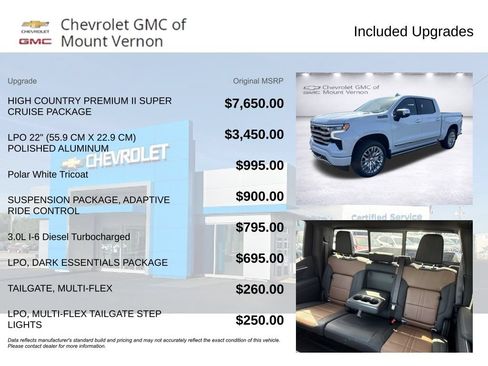 New 2026 Chevrolet Silverado 1500 High Country AWD/4WD image 6